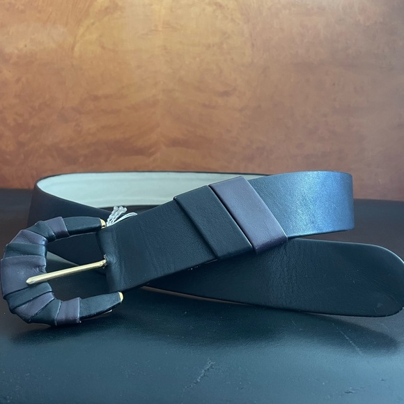 Searle Blatt Black Leather Belt main image 3